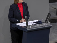 Bärbel Bas attends the 203th Summit of the German Parliament, in Berlin, Germany, on January 13, 2021. (