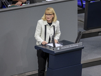 Karin Maag attends the 203th Summit of the German Parliament, in Berlin, Germany, on January 13, 2021. (