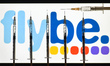 An illustrative image of medical syringes in front of a FlyBe logo displayed on a screen....
