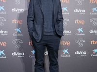 actor Dani Rovira attend the 35th Goya Cinema Awards candidates lecture at Academia de Cine on January 18, 2021 in Madrid, Spain. (