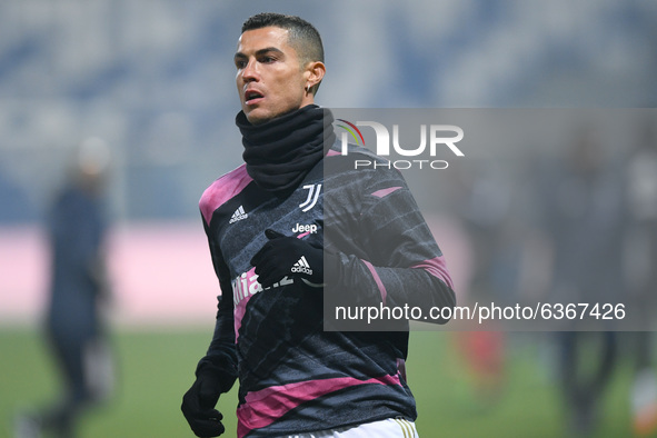 Cristiano Ronaldo of Juventus FC during the Italian PS5 Supercup Final match between FC Juventus and SSC Napoli at the Mapei Stadium - Citta...