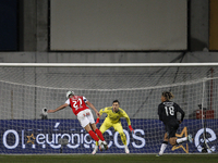 Fransérgio misses a great oportunity to score during the Allianz Cup semi final game between SL Benfica and Braga, at  Estádio Municipal de...