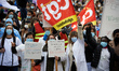 Nurses react. Doctors, nurses, nursing auxiliaries and ordinary people protested against t...