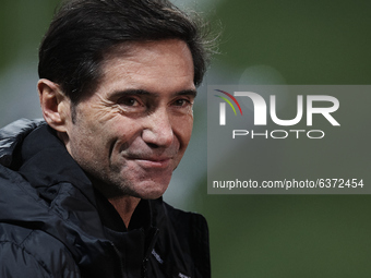 Marcelino Garcia Toral head coach of Athletic during the Supercopa de Espana Semi Final match between Real Madrid and Athletic Club at Estad...