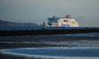 The Stena Estrid, a passenger and vehicle 'Ro-Pax' ferry which sails for Stena Line,arriv...