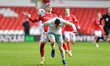 Anthony Knockaert (28) of Nottingham Forest fouls Diego Rico of AFC Bournemouth during th...