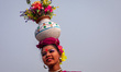 Dancers perform during the "Pahela Falgun" festival to celebrate the arrival of spring in...