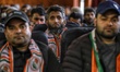 Workers of congress Pradesh committee take part in a convention in Baramulla Jammu and Kas...