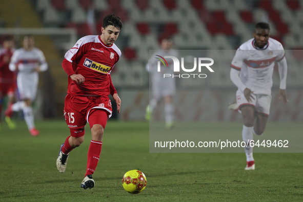 Romeo Giacomo Giovannini of Carpi FC during the Serie C match between Carpi and Sudtirol at Stadio Sandro Cabassi on February 17, 2021 in Ca...