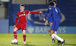 Conor Bradley of Liverpool U23 during Premier League 2 Division One between Chelsea Under...
