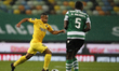 Fahd Moufi in action during the game for Liga NOS between Sporting CP and Portimonense SC,...
