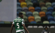 Nuno Mendes holds the ball during the game for Liga NOS between Sporting CP and Portimonen...