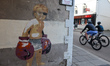 A mural by the Irish artist SOLUS, seen in Dalkey, a suburb of Dublin, during Level 5 Covi...