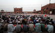 Indian Muslims devotees break their fast during the first day of the holy month of Ramadan...