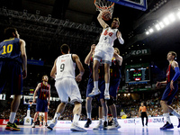 SPAIN, Madrid: Real Madrid's Spanish player Rudy Fernandez during the Liga Endesa Basket 2014/15 finals, first match  between Real Madrid an...