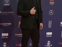 Jorge Sanz attends the Feroz Awards 2021 Red Carpet at VP Hotel Plaza de España in Madrid, Spain (