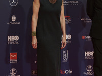 Cristina Zumárraga attends the Feroz Awards 2021 Red Carpet at VP Hotel Plaza de España in Madrid, Spain (