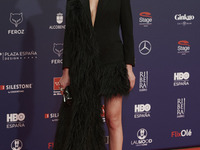 Silma Lopez attends the Feroz Awards 2021 Red Carpet at VP Hotel Plaza de España in Madrid, Spain (