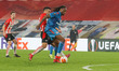 (L-R) Eran Zahavi #7 of PSV, Rúben Semedo #3 of Olympiakos,  during the UEFA Europa League...