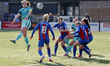 Niamh Fahey of Liverpool Women misses the ball during FA Women's Chanpionship between Crys...