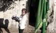 Palestinian families suffering from extreme poverty while receiving food assistance from o...