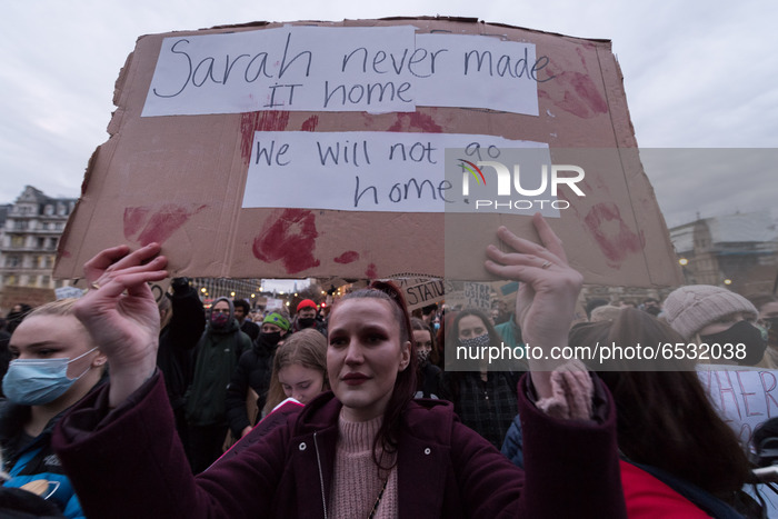 Demonstration Against Policing Bill In London