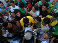 MANILA, Philippines - Filipino muslims gather to participate in the 1 Million Signatures for Bangsamoro as they take part in a rally as they...