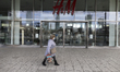A closed H and M fashion retail shop is seen in Warsaw, Poland on March 20, 2020. The Poli...