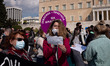 Protest outside the Greek Parliament and march, against the bill of the Ministry of Justic...