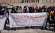 Protest outside the Greek Parliament and march, against the bill of the Ministry of Justic...