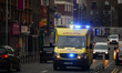 An ambulance seen in Dublin's city centre during level 5 COVID-19 lockdown. On Saturday,...