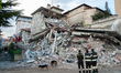 A view of the collapsed Duca degli Abruzzi Hotel in L'Aquila, Italy on May 4, 2009. On Apr...