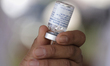 AstraZeneca vaccine applied to older adults at the Olympic Stadium in Ciudad Universitaria...
