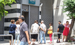 Queues at ATMs of the Greek Province after the announcement, by Greek prime minister, of a...