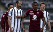 Juventus defender Giorgio Chiellini (3) and Torino defender Gleison Bremer (3) during the...