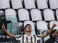 Juventus forward Paulo Dybala (10) celebrates after scoring his goal to make it 2-0 during the Serie A football match n.3 JUVENTUS - NAPOLI...
