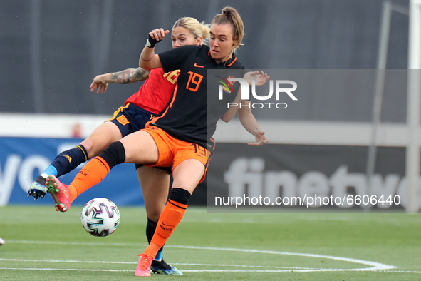 Jill Roord of Netherlands during the International Friendly Women match between Spain v Netherlands at the Estadio Municipal Antonio Lorenzo...