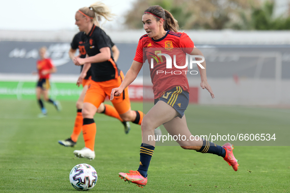 MAriona Caldentey of Spain during the International Friendly Women match between Spain v Netherlands at the Estadio Municipal Antonio Lorenz...