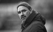 (EDITOR'S NOTE: Image was converted to black an white) Daniel Farke, manager of Norwich Ci...