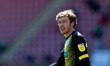 Luke James of Barrow looks on during the Sky Bet League 2 match between Leyton Orient and...
