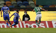 Tiago Tomás shoots for goal during the game for Liga NOS between Belenenses SAD and SL Ben...