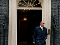 Dan Rosenfield, Chief of Staff to British Prime Minister Boris Johnson, leaves 10 Downing Street in London, England, on April 28, 2021. (