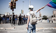 Intervention of the police force this morning in Taksim square, in Istanbul, on June 11, 2...
