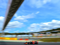 Max Verstappen of Red Bull Racing Honda drive his RB16B single-seater during free practice of Portuguese GP, third round of Formula 1 World...