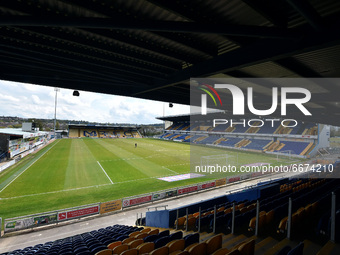   General view of the One Call Stadium before the Sky Bet League 2 match between Mansfield Town and Oldham Athletic at the One Call Stadium,...