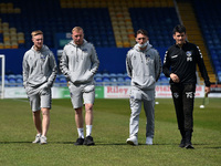  Oldham Athletic's Davis Keillor-Dunn, Oldham Athletic's Nicky Adams, Oldham Athletic's Callum Whelan and Oldham Athletic's Paul Butler (Ass...
