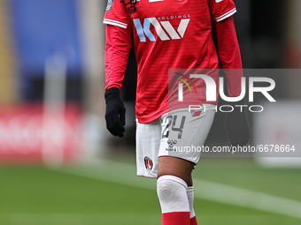  Elisha Sulola of Charlton Athletic during the FA Women's Championship match between Leicester City and Charlton Athletic at the King Power...