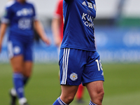 Sophie Barker of Leicester City gestures during the FA Women's Championship match between Leicester City and Charlton Athletic at the King...
