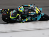 Valentino Rossi (46) of Italy and Petronas Yamaha SRT during the MotoGP test day at Circuito de Jerez - Angel Nieto on May 3, 2021 in Jerez...