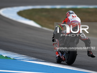 Johann Zarco (5) of France and Pramac Racing Ducati during the MotoGP test day at Circuito de Jerez - Angel Nieto on May 3, 2021 in Jerez de...